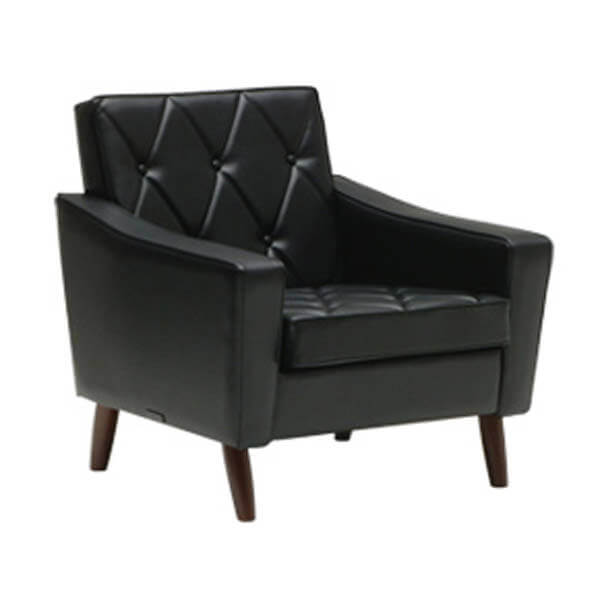 Ghế armchair da đen